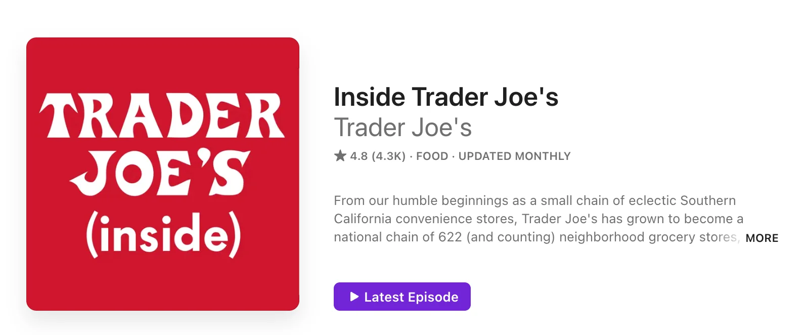 Inside Trader Joe's